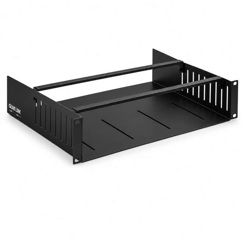 QuikLok RS-672 2RU Universal Rack Shelf for Non-Rack Equipment image 1