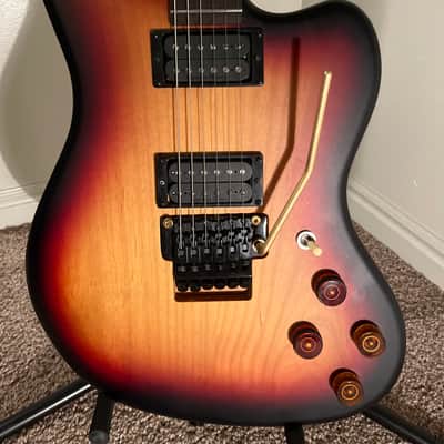 Warmoth Jazzmaster  Black-red-yellow burst image 1