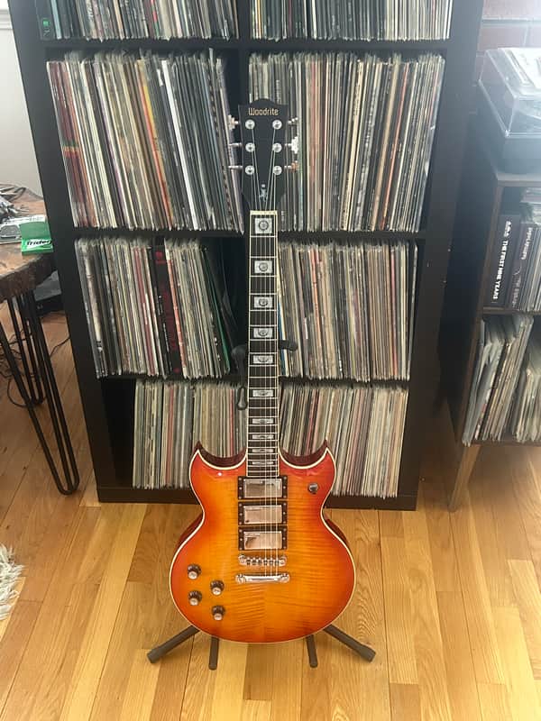 Woodrite Matt Pike Signature Warlord Left-Handed - Signed Crimson Burst - Signed by Matt Pike image 1