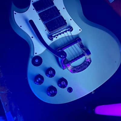1968 Gibson SG Custom Pelham Blue Factory Bigsby Left-Handed 1 of 2 Ever Made Jimi Hendrix w/OHSC image 19