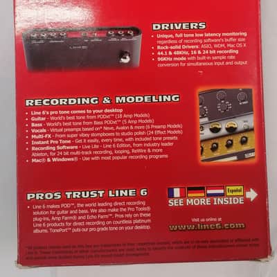 Line 6 Tone Port ux2 - Recording e Modeling Interface Brand New image 2