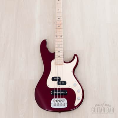 2025 G&L SB-2 PJ Electric Bass Guitar Ruby Red Metallic w/ CoA, Leo Fender image 2