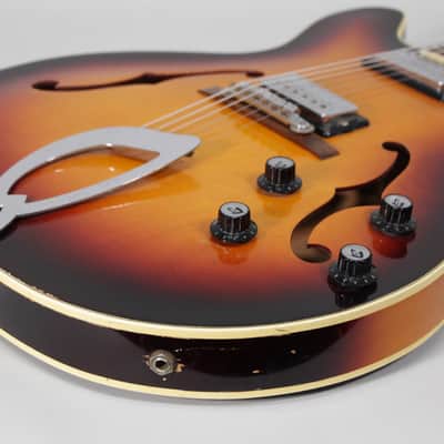 1966 Guild Starfire IV Sunburst Finish Vintage Electric Guitar w/OHSC image 8