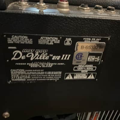 Fender Hot Rod DeVille 212 III 3-Channel 60-Watt 2x12" Guitar Combo 2010 - 2017 image 4