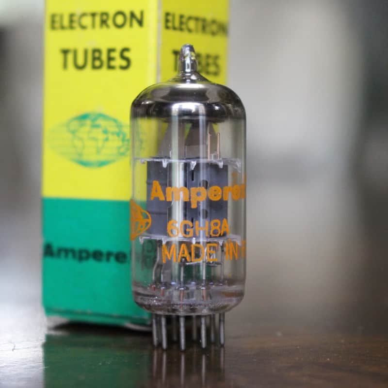 Amperex 6GH8A NOS Tube - France - 1968 - NIB - Testing New