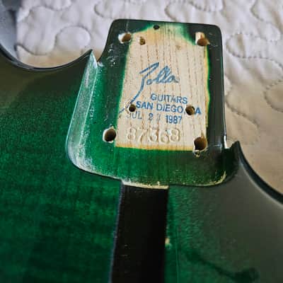 Zolla guitar body MIUSA 80's image 2