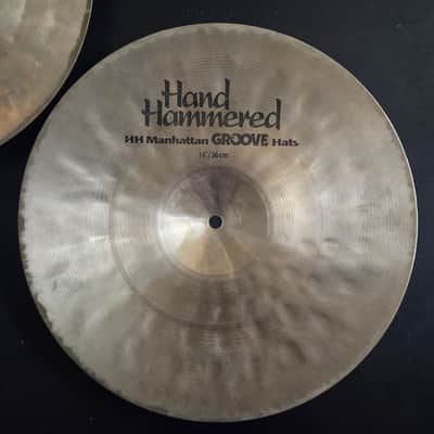 Sabian 14" HH Manhattan Groove Hi-Hat Cymbals (Pair) Natural image 5