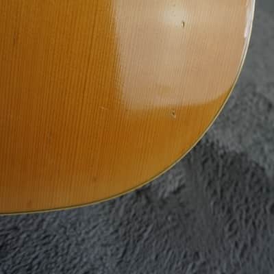 1970s Yamaki W300 Dreadnought Japan Acoustic Guitar w/ Hard Case image 23