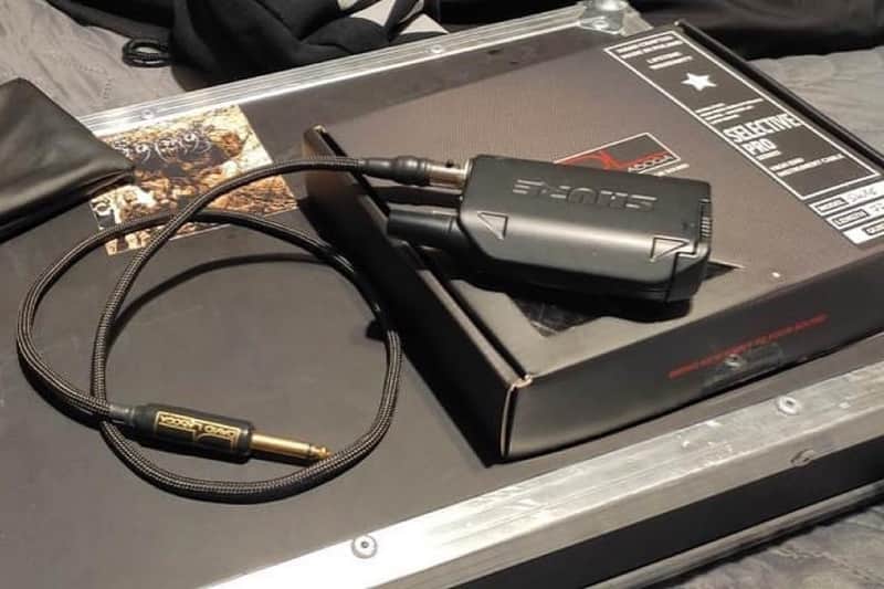Wireless HiEnd Guitar Cable by David Laboga for Shure / 77cm / 30,3'' / Mini XLR 4pin / WA304 / WA302 / WA306 uses by Richard Fortus (GNR) image 1