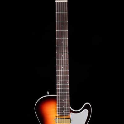 Harmony Factory Special Jupiter Thinline Flame Maple 3 Tone Sunburst With Mono Case - 1 OF 24 image 7