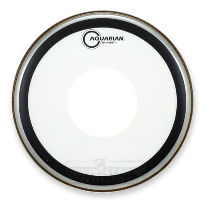 Aquarian Hi-Energy Clear Snare Drumhead 15" image 1