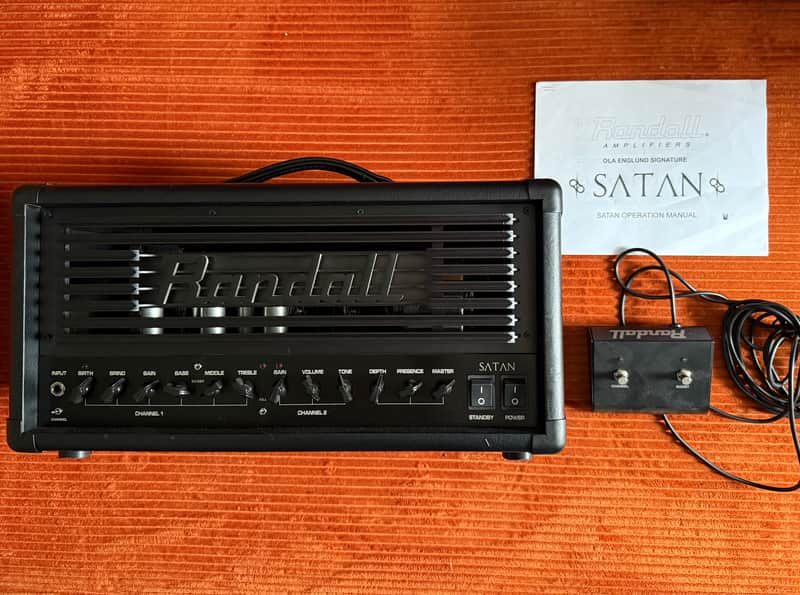 Randall Satan 50 Ola Englund Signature 2-Channel 50-Watt Tube Guitar Amp Head 2010s - Black