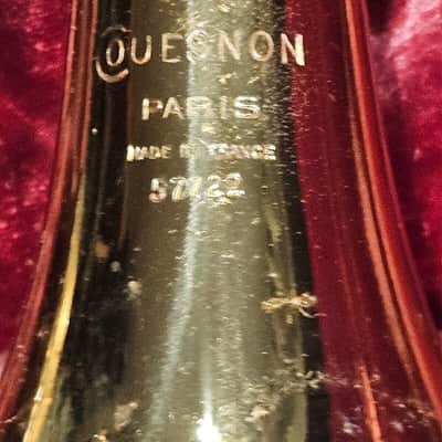 Couesnon Paris Trumpet with case. France. Very Good condition image 2