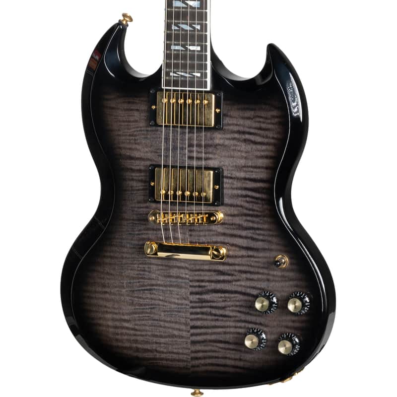 Gibson SG Supreme Electric Guitar - Translucent Ebony Burst image 1