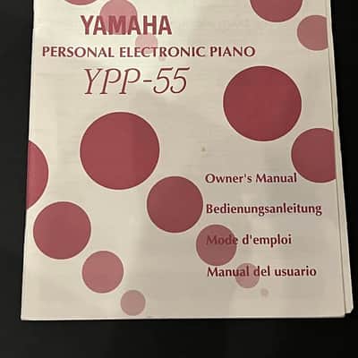 Yamaha YPP-55 Personal Electronic Piano Owner's Manual image 1
