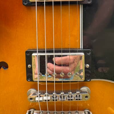 2004 Gibson Memphis Yamano ’60 ES-335 Block (ESDY-TE) – Iced Tea Sunburst – w/HSC image 9