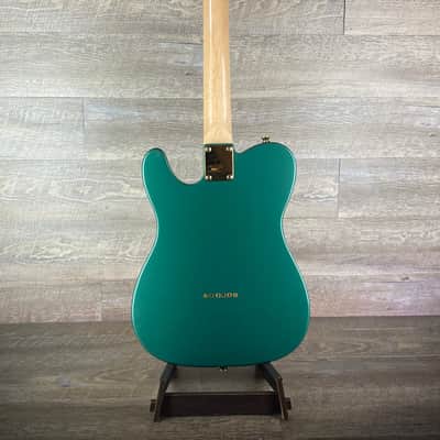Squier 40th Anniversary Telecaster Gold Edition - Sherwood Green Metallic - USED image 7