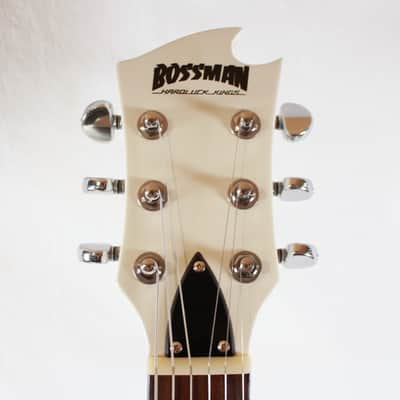 HardLuck Kings Bossman LP Style Electric Guitar in White image 2