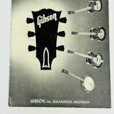 Gibson Vintage Acoustic Guitar Catalog- Rare! 1950 image 2