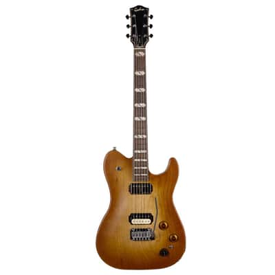 Godin Radium-X Electric Guitar - Rustic Burst SG image 2
