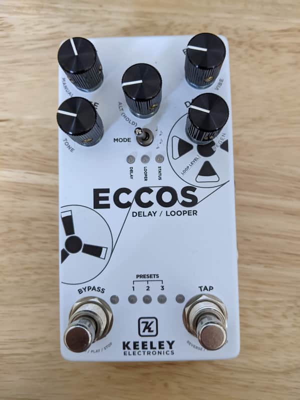 Keeley ECCOS Neo-Vintage Tape Delay 2019 - Present - White image 1