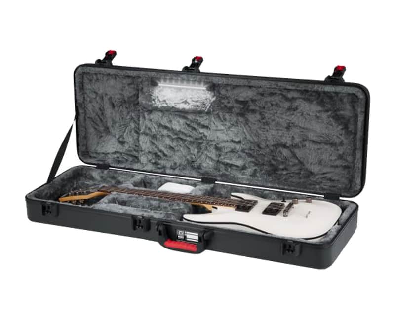 Gator Cases GTSA-GTRELEC-LED TSA ATA Molded Electric Guitar Case w/LED- Open Box image 1