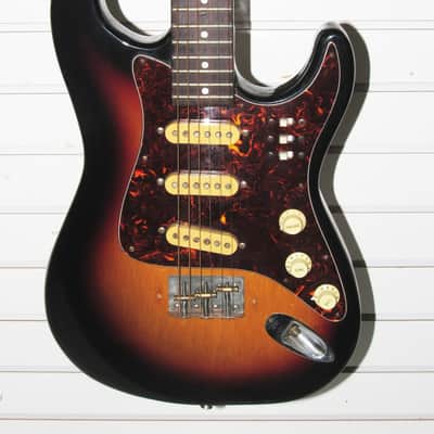 60's TEISCO ENCORE 3 PICKUP ELECTRIC STRAT STYLE 3 SWITCH GUITAR MADE IN JAPAN image 2