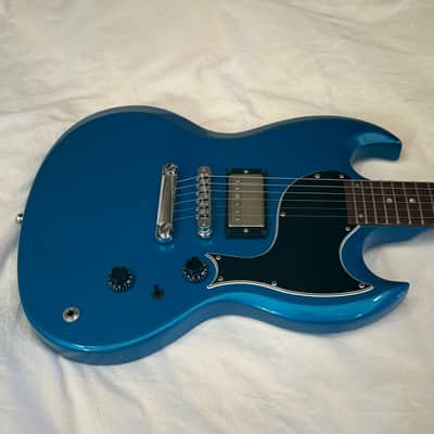 Vintage 1998 Gibson SG-X (SG Junior) - Laguna Blue Metallic Custom Color - Free Pro Setup image 2