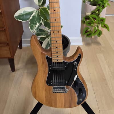 1985 Peavey Patriot Tremolo MADE IN USA Natural American Vintage 80s 1980's Super Strat with RARE original hard case image 10