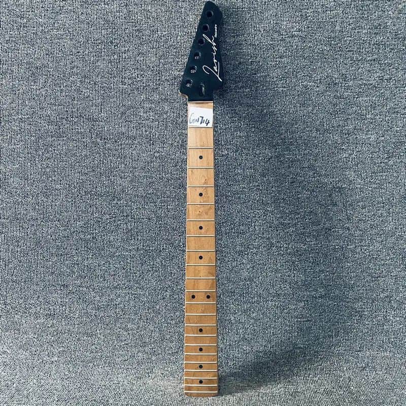 Maple Wood Guitar Neck, 22 Frets Maple Fingerboard image 1