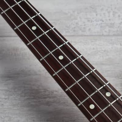 1992 Fender Japan JB62-650L '62 Reissue LH Left Handed Jazz Bass (Sunburst) image 7