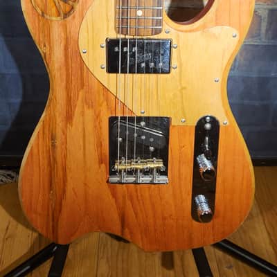 Delaney USA MADE Mike Zito Peace-Hand Signed-Trans Corvette Red Stain-Lollar Pick UPS-Swamp Ash-V Neck-w/ HSC image 6