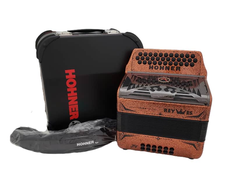 Hohner Anacleto Rey Especial FBE Accordion--COPPER image 1