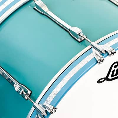 Ludwig Classic Maple Pro Beat PLUS MACH LUG Custom Outfit 9x13 / 16x16 / WITH EXTRA 16x18!/ 12x24" Drum Set - Heritage Blue image 3