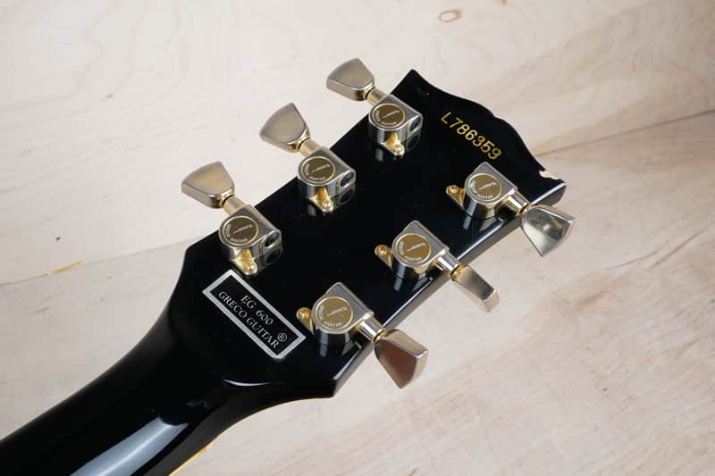 Greco EG600P Peter Frampton Model MIJ 1978 Black 3 PU Custom | Reverb