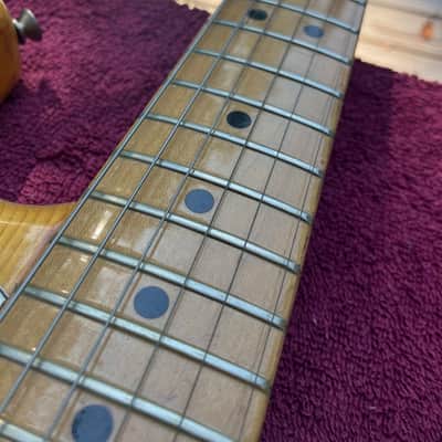 Vintage MIJ Fernandes Burny Custom Stratocaster 1976 - Natural image 4