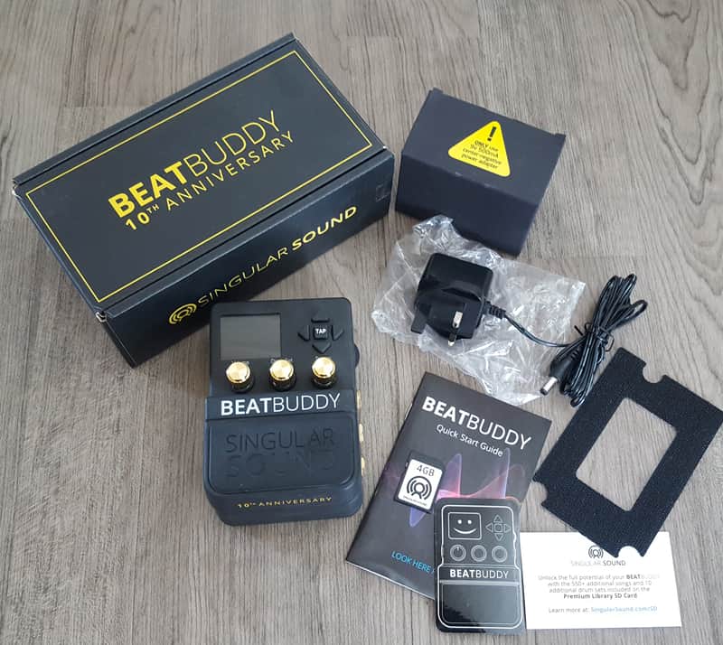 Singular Sound BeatBuddy 10th Anniversary Edition Drum Effects Pedal - Black image 1