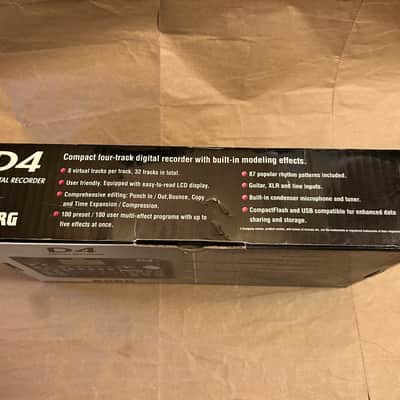 Korg D4 Digital Recorder 2010s Excellent Condition in Box with original Power Supply and Users Manual image 17
