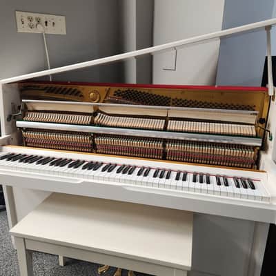 1978 Yamaha M1a Upright Piano in Polished White * Free 1st Floor Delivery in NJ! image 5