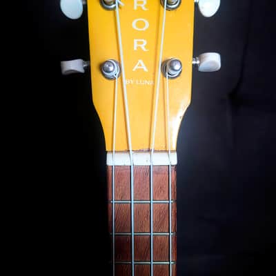 Luna Aurora AR2 Soprano Uke - Yellow Dragon image 3