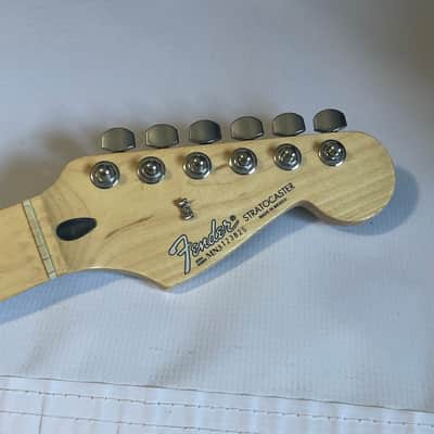 1993 MIM Fender Mexican Stratocaster Loaded Guitar Neck 21 Fret Maple Board image 4
