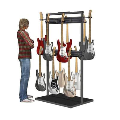 D'Luca Free Standing Modular Guitar Display Double Tier image 5