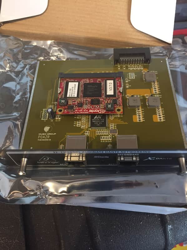 Behringer X-DANTE 32-Channel AD Expansion Card for X32 image 1