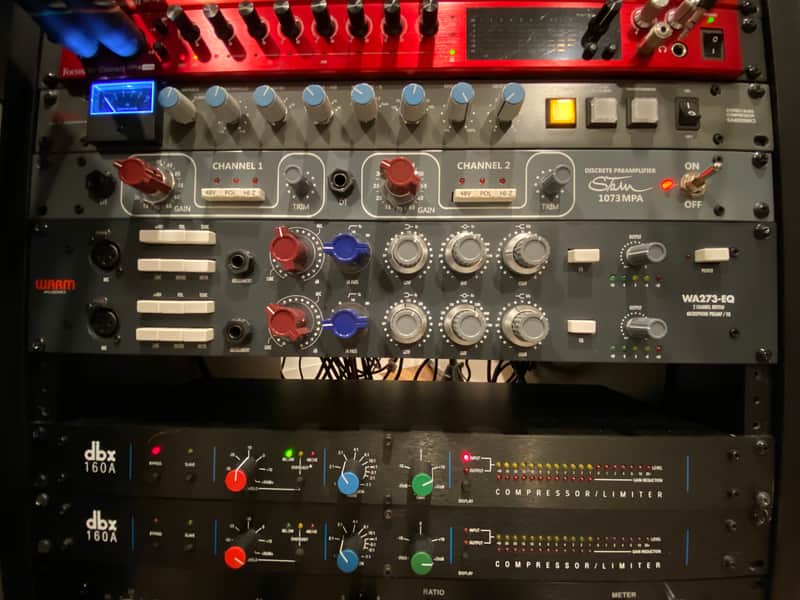 Warm Audio WA273-EQ 2-Channel British Microphone Preamp / EQ 2018 - Present - RAF Blue Gray image 1