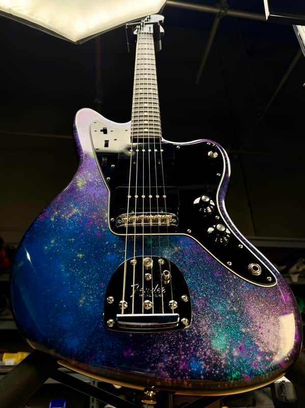 Fender American Professional II Jazzmaster, Custom Dark Nebula Finish (cosmic stew inspired)