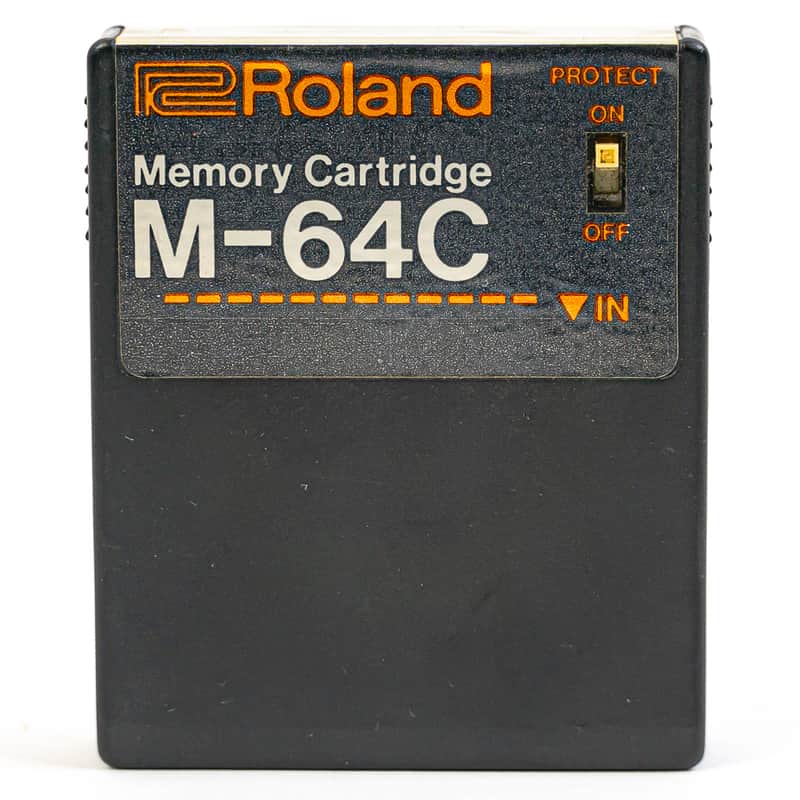 Roland M-64C M64C Memory Cartridge for MKS TR JX Series Synthesizers - Vintage image 1
