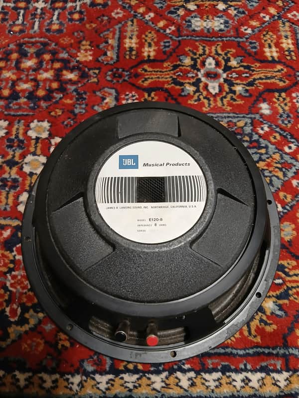 1970s JBL E120 8 Ohm 300 watt 12" Speaker Sounds Great image 1