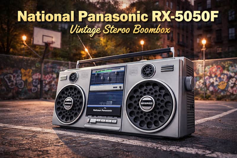 National Panasonic RX-5050F 🎵 RaRe VINTAGE Stereo Cassette Radio Boombox 🔥 image 1