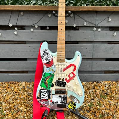 Fernandes RST Billie Joe Armstrong 'Blue' - Sonic Blue | Reverb España