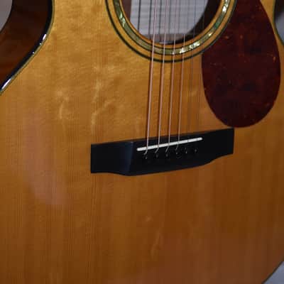 G.W. Barry Grand Concert/OOOO body/[OM depth] | 1993 | Flame Maple /Ebony & Sitka Spruce | Signed G.W. Barry image 5